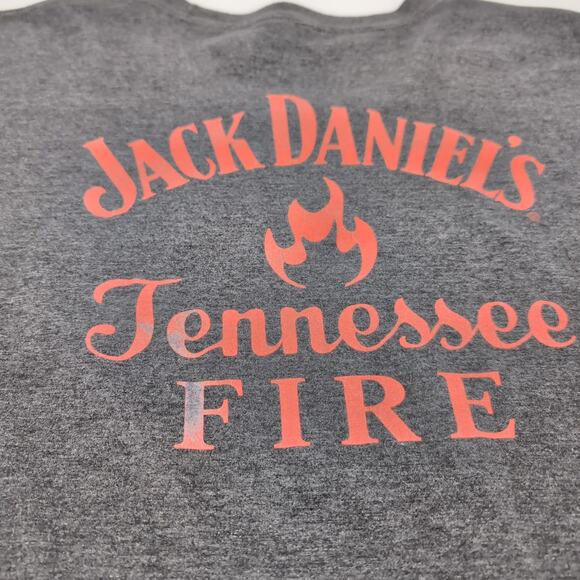 Jack Daniel's Tennessee Fire Whiskey Fireman's Unisex T-shirt/Tee - Size L - GUC - Picture 10 of 11